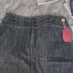 Stylish Gray Pencil Skirt